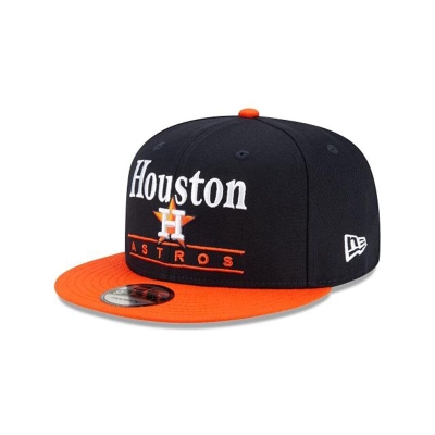 Sapca New Era Houston Astros MLB Two Tone Retro 9FIFTY Snapback - Albastri